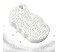 Shower Sponge, Boys And Girls Soft Double Sided | Children's Body Sponge for Boys and Girls Home and Bathroom Skin Wash White