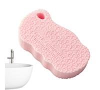 Shower Sponge, Boys And Girls Soft Double Sided | Children's Body Sponge for Boys and Girls Home and Bathroom Skin Wash Pink