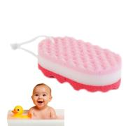 Shower Sponge Scrubber,Bath Sponge Body Scrubber, Ergonomic Bath Towel, Three Layer Foam Rub Bath Towel for Family Friends and Coworkers