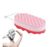 Shower Sponge Soft Scrubber | Gentle Body Sponge and Bath - Three-Layer Durable Foam Rub for Family Friends Colleagues on Birthday