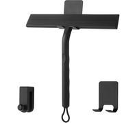 Shower Squeegee for Shower Doors with Hooks, Shower Screen Wiper, Squeegee Shower Cleaner, Bathrooms Glass and Windows Cleaning
