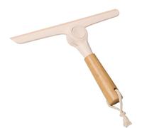 Shower Squeegee Rotating Blade Squeegee Broom with Rubber Lip Screen Wiper for Window Glass Shower Door Car Windshield Mirror 180° Window Cleaner Scraper Silicone Flexi Blade Non-Slip Handle 10 inch