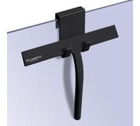 Shower Squeegee Set, 23 cm, Silicone Shower Wiper, Window Squeegee, Bathroom Wiper, Glass Squeegee Sho (black, 23CM)