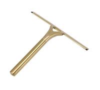 Shower Squeegee, Stainless Steel Window Squeegee Cleaner Tool with Non Slip Handle Strong Suction Hook for Glass Doors Mirror