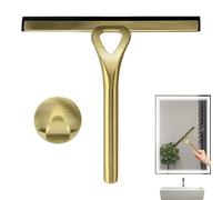 Shower Squeegee Tools - Stainless Steel Cleaner, Multi Purpose Glass Squeegee With Durable Design | Ideal Shower Doors Bathroom Car Glass For Easy Cleaning Streak-Free Shine Use