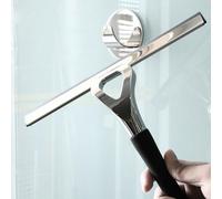 Shower Squeegee Tools - Stainless Steel Cleaner, Multi Purpose Glass Squeegee With Durable Design | Ideal Shower Doors Bathroom Car Glass For Easy Cleaning Streak-Free Shine Use