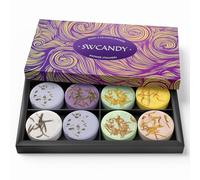 Shower Steamer, Aromatherapy Birthday Gifts for Women, 8 Pieces, Valentine's Day Gifts for Her, Mum, Men, Teens, Adults, Bath Bombs, Body Care with Oils