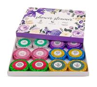 Shower Steamers Aromatherapy 12 Pack, Natural Essential Oils Shower Bombs, Stress Relief Self Care Spa Gifts for Women, Birthday Mothers Day Christmas Valentines Stocking Fillers