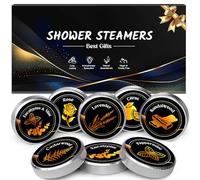 Shower Steamers Aromatherapy Birthday Gifts for Men Women 8 Pcs, Small Relaxation Thank You Teachers Mens Gifts for Fathers Day Thanksgiving Christmas, Bath Bombs SPA Self Care Present for Him Dad