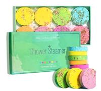Shower Steamers Aromatherapy -Shower Tablets with Essential Oils for Relaxation,Pack of 8 Shower Bombs Gift Set,Moisturising, Vegan & Cruelty Free, Beauty Spa Gift Set, Bath Fizzers, for Women, Girls