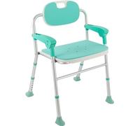 Shower Stool Shower Chair For The Elderly And Disabled, Shower Stool Tub Shower Seats Bath Chair Non Slip Shower Seat With Arms & Back Shower Chair Foldable Bathroom Bench Seat For Adults