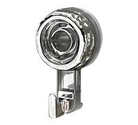 Shower Suction Hooks - Adhesive Grip Hangers, Powerful Hold with Reusable Design & Transparent Build for Bathtub Organization, Kitchen Arrangement, Window Mounting and Glass Door Utility