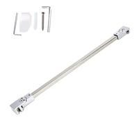 Shower Support Bar Metal Arm Bracket with Screw & Pad, Stabilizer for 8-12mm Thick Glass Enclosure, Square Bathroom Screen Brace 90cm