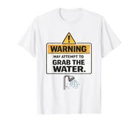 Shower Survivor Funny Humor Clumsy Bathroom Mishaps Sarcasm Value Graphic T-Shirt, Men, White, S
