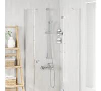 Shower System Chrome Stainless-steel 100cm Rail with 150cm Hose Adjustable 360°