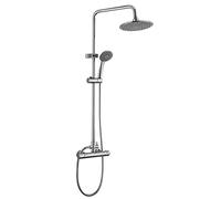 Shower System Constant Temperature 38℃, Shower Faucets Sets Complete, Rain Shower Head Systems with Handheld Wall Mounted Shower Combo Set for Bathroom All Metal