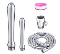 Shower System Kits, with 2 Shower Heads for Cleaning the Unisex Shower System, Shower Set with Regulator and Hose