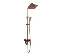Shower System Shower Faucet Set with 3 Functions Bathroom Antique Gold with 8\