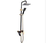Shower System Shower Faucet Set with 3 Functions Bathroom Antique Gold with 8\
