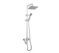 Shower System Shower Faucet Set with 3 Functions Bathroom Antique Gold with 8\
