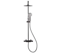 Shower System Wall Mounted High Flow Rain Mixer Shower Combo Set with Rainfall Shower Head, Handheld Shower and Tub Spout Faucet