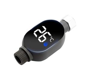 Shower Temperature - 4.17 X 1.77in Led Digital for Display Thermometer Instant Read, Waterproof with 0-99℃ Range, Bath Thermostat for Home Bathroom, Kitchen, Pc, Safety Device, Water Check
