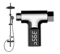Shower Temperature Measure Tool - Bathtub Water Temperature Monitor LED Digital Display,360-Degree Rotating Bathtub Accessory, Measure Gauge for Home