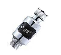 Shower Temperature Sensor - LED Digital Water Thermometer, 1/2-Inch Pipe Bath & Kitchen Temperature Monitor | Instant-Read, Accurate, Safe, Home Bathroom, Kitchen Use