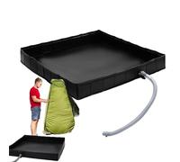 Shower Tent Awning Base - Keep Feet Clean Shower Tray for Bathing Your Pets, Foldable Shower Base, Privacy Shower Base for Outdoors, Collect Water Bathe Your Pets