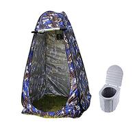 Shower Tent Portable Foldable Toilet Privacy Tent outdoor Camping Toilet with lid 12 Cleaning Bags Outdoor Bathroom Changing Dressing Room Privacy Shelters vision