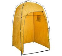 vidaXL Shower WC Changing Tent Yellow Moveable Toilet Privacy Shelter Outdoor