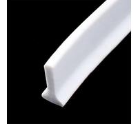Shower Threshold Water Barrier,250cm Silicone Shower Barrier Water Stopper Bathroom Waterproof Strip,Water Stopper Strip,White
