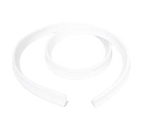 Shower Threshold Water Dam 2m X 4cm X 3cm Flexible Silicone Strip | Self-adhesive Construction with Textured Non-slip Surface, Fits Curved Edges, for Wet Rooms and Kitchens