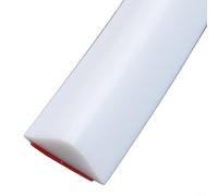 Shower Threshold Water Dam Barrier 100cm Silicone Seal Strip for Bathroom Dry Wet Separation White(White 30cm)