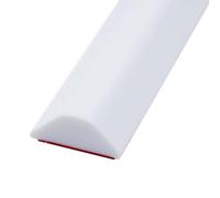 Shower Threshold Water Dam Silicone Strip,Shower Dam for Walk in Shower,Collapsible Shower Threshold Water Dam, Self Adhesive Silicone Dry and Wet Separation,Shower Water Guard (White,80cm)