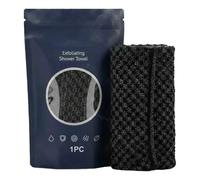 Shower Towel for Skin Scrub - Absorbent Deep Cleansing & Quick Drying Scrub | Beauty Cloth for Back | for Adults, Couples, Friends, Mom, Men, E