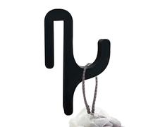 Shower Towel Hook - Bathroom Bathrobe Hanger,Clamp On Hook for Kitchen Dormitory Closet Apartment Bedroom Shower Cabinet Laundry for Towel Clothes Bathrobes