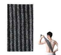 Shower Towel, Japanese Exfoliating Towel, Extra Long Exfoliating Washcloth for Men Women, Double-Sided Exfoliating Washcloth, Japanese Back Scrubber(Stripes)