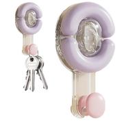 Shower Towel Rack, Shower Hooks, Wall Mounted Wash Basin Hook No Drilling | Multifunctional Reusable Towel Rack, Utility Hooks with Strong Load Capacity for Hat