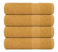 Shower Towels "FROGN" 4 pcs Gold 70x140 cm 360 gsm