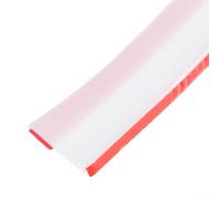Shower Tray Bath Edging Silicone Strip with Double Tape 4 5cm Width and 1 5cm Height Sealing Water Barrier Trim for Splash Guard and Moisture Control (3 Meters)