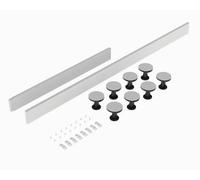 Shower Tray Leg Set - White - For 1100mm-1200mm Rectangular Resin Trays - Balterley