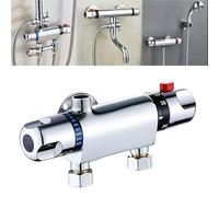 Shower Valve Chrome Bottom Exposed Bar Mixer Tap Bathroom Accessories Faucet