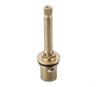 Shower Valve Core, Brass Tap Valve Core, Faucet Valve Core Replacements with 1/2 Inch Threading Tap Cartridge Ceramic Valve(82mm)