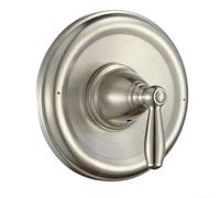 Shower Valve Decorative Trim Kit, T2151 Trim Kit, Rust-Resistant Metal, Scald-Prevention Temperature Control, Tool-Free Upgrade(brushed)