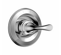 Shower Valve Handle Replacement Set Compatible with Delta Classic 13/14 Series T13020 Single-Function Shower Valve, Durable Zinc Alloy Clear Hot/Cold Indication (Chrome)