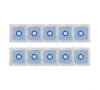 Shower Valve Head Waterproof Pipe Seal Gasket White Rubber Plastic Leak Proof Cover Under For Tile Plumbing Repair Kit Ten Pieces Set Easy Install(40~50mm)