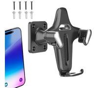 Shower Wall Mobile Phone Holder - Space-Saving Strong Hold, Wall Mounted Mobile Phone Holder | For Smartphone for Calling and Listening to Music in the Bathroom, Bedroom, Bedside Table and Kitchen