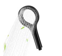 Shower Wand Head - High-Pressure Bathtub Spray with Heart Ring, Water Booster Shower Head for Bathroom | Gentle Spray Nozzle for Elderly, Children, Adults, Easy Installation for Home & Travel