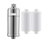 Shower Water Filter System - Household Soft Water Purifier for Chlorine & Heavy Metal Reduction Enhances Skin & Hair Health (1 Set)